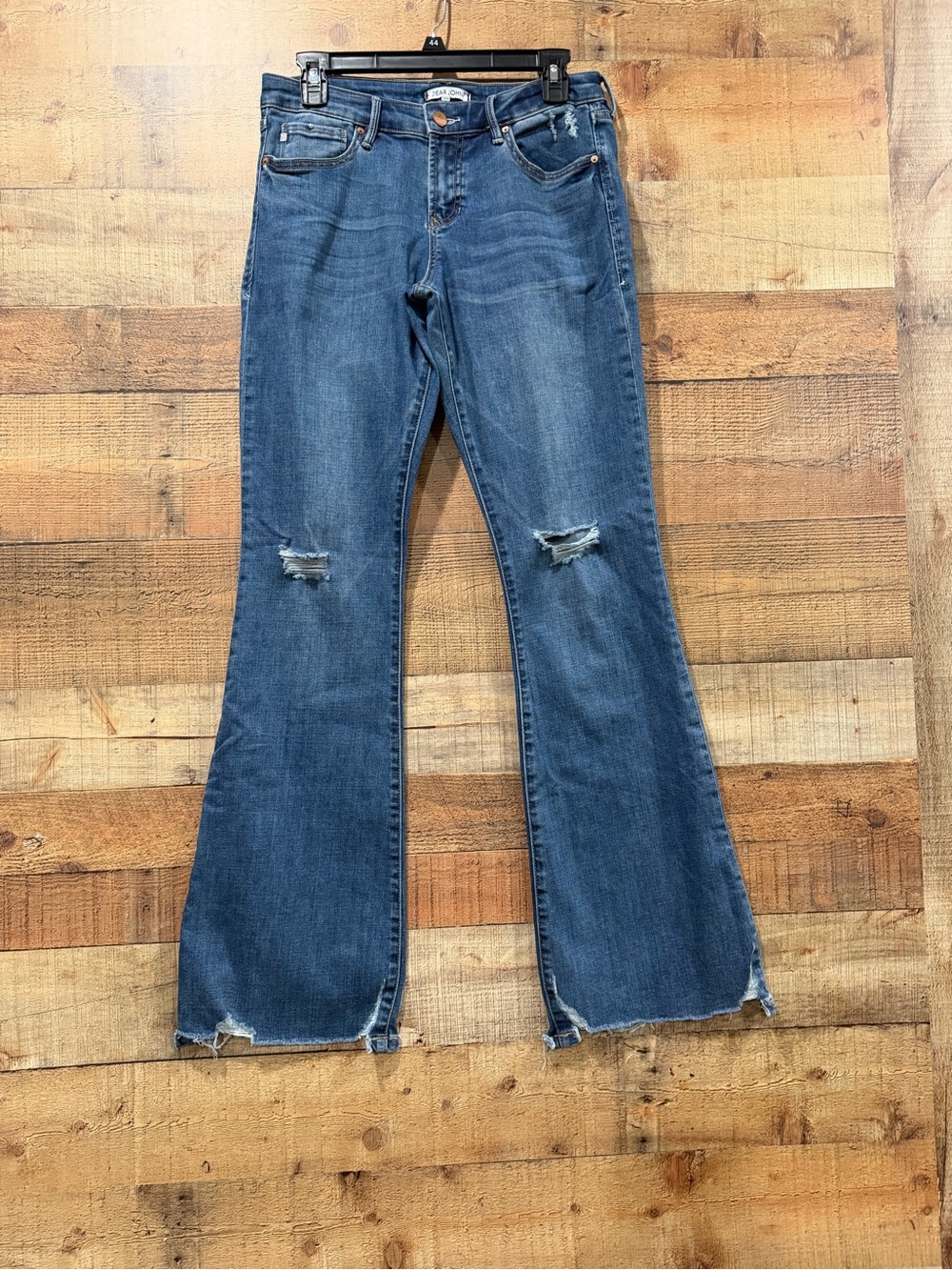 Dear John Rosie Tall Flare Distressed Jeans Size 29 Extra Long
